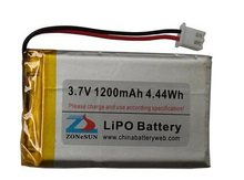 Free ship 2pcs/lot 3.7V 603448 603450 1200mAh polymer lithium battery li-ion rechargeable battery Rechargeable batteries 2024 - buy cheap