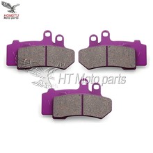 Pastillas de freno delanteras/traseras de fibra de carbono para motocicleta, para Harley, Touring, Road King, Electra, Street Glide, FLHR, v-rod, VRSC, VRSCR, VRSCA/B 2024 - compra barato