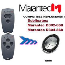 2 шт. Marantec D302, D304 868 МГц дверь гаража/ворота дистанционное управление замена/Дубликатор очень 2024 - купить недорого