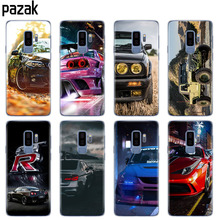 silicone case for Samsung Galaxy S9 S8 S7 S6 edge S5 S4 S3 PLUS phone case soft tpu coloured drawing coque Cool sport car design 2024 - buy cheap