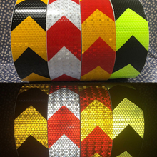 5cm X50m Shining Reflective Warning Tape with Printing for fairways truck motorcycle bicycles 2024 - buy cheap