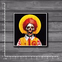 Zombie Clown-pegatina brillante de PVC para portátil, pegatinas de papelería de piel para portátil, Snowboard, lugggggag, para chico, pegatinas para maleta de juguete [Individual] 2024 - compra barato