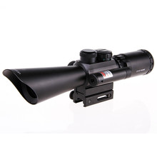 Nova espingarda tática m8 para caça, mira telescópica 3.5-10x40 com luz laser vermelha 2024 - compre barato