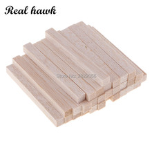 7x7mm Square Balsa Wood Stick Wooden Dowel Rod Block for Kids Model Making Ornaments DIY Craft long 50/80/100/130/150mm 2024 - buy cheap