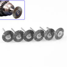 Dremel Accessories 22mm 10Pcs Steel Rotary Brush Dremel Wire Wheel Brushes for Grinder Rotary Tool for Mini Drill Polishing 2024 - buy cheap