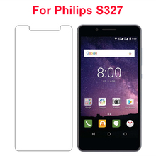 For Philips S327 Case Glass Screen Protector 9H 2.5D Explosion proof Ultra-thin Front Film For Case Philips S327 Mobile Phone 2024 - buy cheap