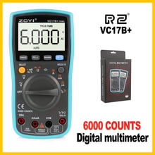 Multímetro Digital de alta calidad, medidor de corriente de voltaje CA/CC, rango automático, probador de temperatura, True-RMS, Blacklight, VC17B + 2024 - compra barato