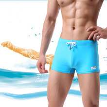 New Swimwear Men Breathable Men's Swimsuits Swim Trunks Boxer Briefs Sunga Swim Suits Maillot De Bain Beach Shorts 2024 - buy cheap