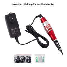 Sale Professional Tattoo Machines Permanent Eyebrows Makeup Pen Cosmetic Tattoo Machines Rotary red for tattoo Gun free shipping 2024 - buy cheap