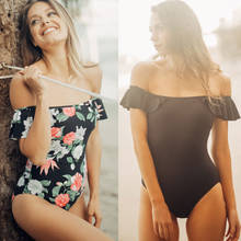 One Piece Swimsuit 2018 Summer Swim Wear Vintage Beach Wear Bandage Monokini Swimsuit Sexy Swimwear Women Bodysuit Bathing Suit 2024 - buy cheap