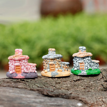 Casa de pedra miniatura jardim de fadas decoração de lares casas artesanato miniaturas paisagismo decoração acessórios diy 2024 - compre barato