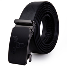 BK-2074 Barry.Wang 2019 New Designer Deer Painting Automatic Alloy Buckle Belts Men Cowhide Leather Belts For Men Gift 110-160cm 2024 - buy cheap