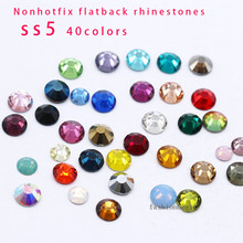 144p ss5 1.8mm czech Crystal Flatback glass No hotfix glue on Nails Rhinestones Nail Art Decoration DIY multi-color jewelry bead 2024 - buy cheap