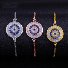 Женские и мужские браслеты Juya, классические браслеты в виде греческих глаз золотого/розового золота 2024 - купить недорого