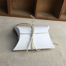 Caja de cartón para decoración de bodas, envoltorio de papel para regalos, dulces, 100 unidades 2024 - compra barato