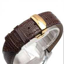 Black Brown Lizard Pattern Genuine Leather  18 20 22 24 MM Watche Band Strap Belt Watchband Folding Clasp / Buckle Watchband 2024 - buy cheap
