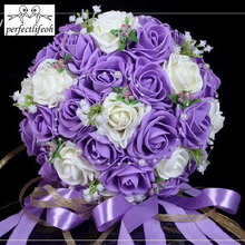 Perfetlifeoh pérolas flores artificiais decorativas artesanais, pérolas de rosas, detalhes de renda para noiva, buquê de casamento 2024 - compre barato