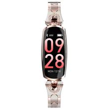 Reloj inteligente de Fitness para mujer, pulsera con Monitor de ritmo cardíaco y presión arterial, podómetro 2024 - compra barato