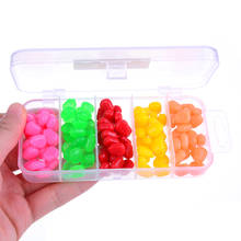 125pcs/lot 5 Colors Pop Up Carp Fishing corn Flavoured Grass Carp Bait Floating Corn Soft Pellet lure with box 2024 - buy cheap