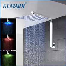 KEMAIDI 8" 12" 16" Rainfall Shower Head System Bath & Shower Faucet With Shower Arm&Hand Spray Bathroom Rain Mixer Shower Set 2024 - buy cheap