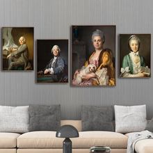 Home Decoration Print Canvas Art Wall Pictures for Living Room Poster Canvas Printing Paintings French Joseph Siffred Duplessis 2024 - buy cheap