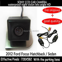 Wi-Fi 2012 HG для SONY CCD HD Автомобильная камера заднего вида с цветными датчиками ночного видения для Ford Focus Hatchback / Sedan 2024 - купить недорого