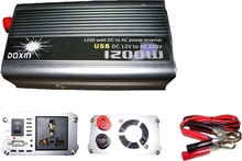 free shipping 1200W Modified Sine Wave DC12V to AC220V Car Inverter with USB port 2024 - buy cheap