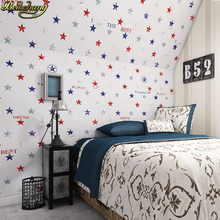 Papel de parede pentagrama americana para paredes 3 d, decoração de casa para quarto de crianças e sala de estar 2024 - compre barato