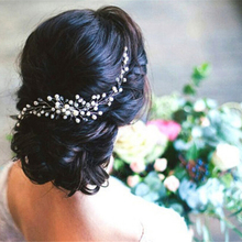 Mulheres Menina Decoração Cabeça Pino De Cabelo De Noiva Noiva Casamento Pente Headpiece Mantilha Headwear Pérola Jóias Mulheres Acessórios Para o Cabelo 2024 - compre barato