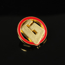 Wholesale Hollow Plating Gold Badge Premium Die Casting 3D Badge 2024 - buy cheap