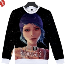 life is strange 2 Sweatshirts Women/Men Trendy 3D Print Long Sleeve O-Neck Sweatshirt Popular Game Fashion Casual Wear Plus Size 2024 - buy cheap