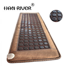 New products South Korean tourmaline heating massage mattress home stone sofa massage 50 * 150 cm. 2024 - buy cheap