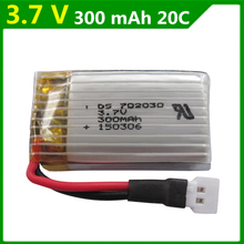 20pcs/lot 3.7V 300mAh lithium polymer battery Hendy 1306 You Di U816 U830 Di Feida F180 aircraft 2024 - buy cheap