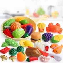 Children's Early Education Play Kitchen Pretend Play Fruit Set Play House Fruit And Vegetable Cutlery Toys For Children 2024 - buy cheap