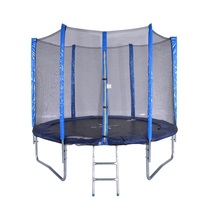 6 Feet High Quality Practical Trampoline With Safety Protective Net Jump Safe Bundle Spring Safety With Ladder Load Weight 250kg 2024 - buy cheap