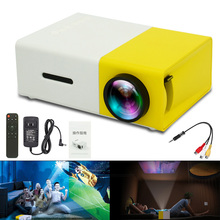 YG300 Универсальный 60 дюймов HD портативный мини светодиодный карманный проектор без батареи домашний кинотеатр Детский образовательный проектор 2024 - купить недорого
