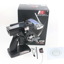 FS-GT3B FS GT3B 2,4G 3CH pistola RC sistema transmisor con receptor para RC coche barco con pantalla LED 2024 - compra barato