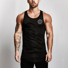 Brand Clothing 2021 Summer Singlets Mens Tank Tops Shirt,Bodybuilding and Fitness Men's Mesh Gyms Stringer Tank Top 2024 - buy cheap