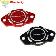 RiderJacky Черный Красный ЧПУ Мотоцикл Двигатель Масляный Фильтр Крышка Крышка Для Ducati hypermotard 821 2024 - купить недорого