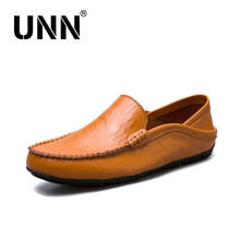 UNN Slip On Loafers Men Moccasins Shoes PU Leather Formal Wedding Men's Flats Shoes Lazy Loafers Driving Shoes Big Size 37-46 2024 - buy cheap