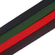 1meter 10*2mm Black/Brown/Red/Green Flat Leather Cord For Diy Bracelet Necklace Strap Jewelry Findings Rope Material Accessories 2024 - buy cheap
