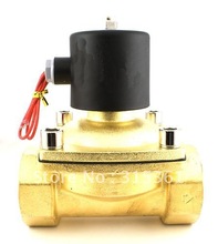 Free Shipping High Quality 2PCS In Lot 1.5'' Zinc Alloy Brass Water Solenoid Valve 2W400-40 DC12V 0.8MPa Pressure 2024 - buy cheap