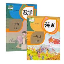 2Books Chinese Primary Textbook For Student Chinese Math Textbook Tutorial book Grade One Volume 1 2024 - buy cheap