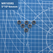 Axk frete grátis alta qualidade 10 peças miniatura preta mr105rs 5*10*4mm rolamentos rígidos para esferas mr105/semente 2024 - compre barato