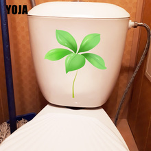 YOJA 22*23.7CM Green Newborn Plant With Green Leaves Childern Bedroom Decor Home Wall Toilet Sticker T1-0987 2024 - buy cheap