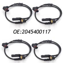 Novo sensor de velocidade abs 4 peças 2045400117 frente esquerda/direita para mercedes benz w204 c250 c300 c350 2024 - compre barato