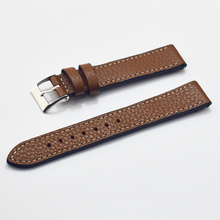 Kzfashion pulseira de couro artesanal, bracelete retrô genuíno para relógio militar, entrega rápida, 18-24mm, 2018 2024 - compre barato