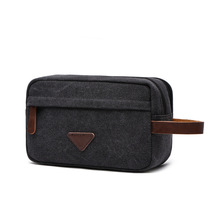 Boshikang Men Clutch Bag Fashion Vintage Boys Handbag Canvas Useful Phone Bag For Men Casual Portable Travel Storage Bag Female 2024 - buy cheap