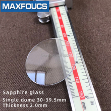 Cúpula única de cristal transparente para relógio, cúpula de vidro transparente anti-arranhões de 2.0,2.1,2.2mm de diâmetro 30 mm ~ 39.5mm com 1 peça 2024 - compre barato