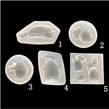 Transparent Silicone Mould Dried Flower Resin Decorative Craft DIY Chinchilla animal shpe Type epoxy resin molds for jewelry 2024 - buy cheap